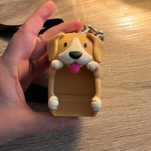 BATH AND BODY WORKS pocketbac pals scout dog poop bag and sanitizer holder